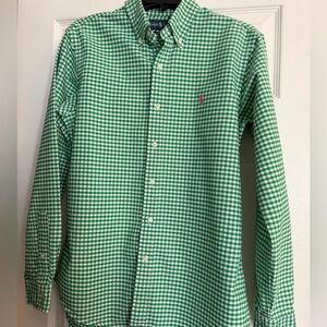 Ralph Lauren Green Plaid Shirt